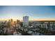Aerial view showing the urban landscape at sunset at 400 Central Ave # 808, St Petersburg, FL 33701