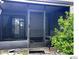 This screened patio features a sliding glass door to the interior and a door to the backyard at 5203 Oak Charter Ct # 5203, Temple Terrace, FL 33617