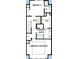 Floorplan displaying Bedroom 2, Utility, Owner's Bath, Walk-In Closet, and Owner's Retreat on the third floor at 6605 N Nebraska Ave # 11, Tampa, FL 33604