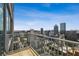 Expansive cityscape views from this unit's private balcony in downtown Tampa, Florida at 777 N Ashley Dr # 2510, Tampa, FL 33602