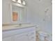 Bathroom with a walk-in shower and vanity with ample storage at 2021 Elk Spring Dr, Brandon, FL 33511