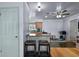 Kitchen area with a center island at 2501 18Th S Ave, St Petersburg, FL 33712
