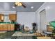 Kitchen with a full-sized refrigerator and classic tile flooring at 2501 18Th S Ave, St Petersburg, FL 33712