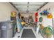 Spacious two-car garage providing ample storage space at 2628 Oleander Lakes Dr, Brandon, FL 33511