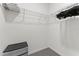 The closet is well-organized with shelving, hanging rods, and storage at 308 Mangrove Shade Cir, Apollo Beach, FL 33572