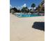 Enjoy this large pool with tiki huts for relaxing by the water at 337 S Mcmullen Booth Rd # 157, Clearwater, FL 33759
