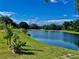 Backyard with water view at 3501 Pine Top Dr, Valrico, FL 33594