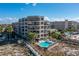 Beautiful multi-story condo building with pool, near the beach and boardwalk at 4510 Gulf Blvd # 604, St Pete Beach, FL 33706