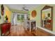Cozy dining area with sliding glass doors and backyard views at 5700 Pacific N St, St Petersburg, FL 33703