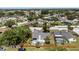 Birds eye view of the home with fenced-in yard and swimming pool at 6509 W Longboat Blvd, Tampa, FL 33615