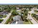 An aerial view showing the home's proximity to surrounding neighborhood at 6509 W Longboat Blvd, Tampa, FL 33615