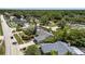Aerial view of the home showing proximity to the surrounding neighborhood at 6509 W Longboat Blvd, Tampa, FL 33615