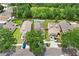 Aerial view of the neighborhood featuring homes with well-manicured lawns at 6801 Summer Cove Dr, Riverview, FL 33578