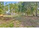 This property features a large backyard with mature trees and space for outdoor activities and entertainment at 6807 River Rd, Tampa, FL 33615
