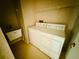 Laundry room with washer, dryer and utility sink at 8635 Braxton Dr, Hudson, FL 34667