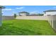 Spacious backyard surrounded by a privacy fence, perfect for outdoor activities and relaxation at 1829 Draughton Dr, Zephyrhills, FL 33541