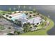 Community amenities showcase a swimming pool, lounge area, playground, and lush landscaping at 18421 Vista Park Ter, Venice, FL 34293