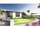 Exterior view of the clubhouse showing a putting green and lakeside lounging at 18421 Vista Park Ter, Venice, FL 34293