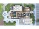Detailed floor plan of a clubhouse featuring a club room, card room, wifi lounge, bar, pool, and more at 18421 Vista Park Ter, Venice, FL 34293