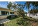 Private backyard with well maintained lawn and mature trees at 2020 58Th N Way, Clearwater, FL 33760