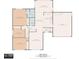 Detailed floor plan of the home's layout showcases room sizes and the overall design at 2020 58Th N Way, Clearwater, FL 33760