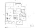 Detailed floor plan showcasing the layout of the main floor, including the kitchen, Primary bedroom, and outdoor areas at 26 Harborpointe Dr, Port Richey, FL 34668