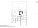 Detailed floor plan showcasing the layout, including living room, kitchen, bedrooms, pool, and garage at 2714 Witley Ave, Palm Harbor, FL 34685