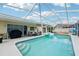 Inviting screened-in pool area with ample seating and a -safe fence at 2714 Witley Ave, Palm Harbor, FL 34685