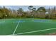 A full basketball court with multiple hoops offers a great place for recreation and sports activities at 31349 Philmar Ln, Wesley Chapel, FL 33543