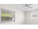 This bright bedroom has natural light and a ceiling fan at 3839 18Th N Ave, St Petersburg, FL 33713