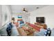 Comfortable living room with hardwood floors, neutral paint, stylish furnishings and abundant natural light at 3839 18Th N Ave, St Petersburg, FL 33713