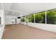 The screened patio provides an outdoor space with a solid floor and pleasant views at 3839 18Th N Ave, St Petersburg, FL 33713