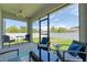 Lanai with comfortable seating for relaxation or entertaining at 4212 W La Salle St, Tampa, FL 33607