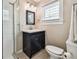 Updated bathroom showcasing modern vanity and shower with sleek fixtures at 535 6Th N St, St Petersburg, FL 33701