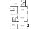 Detailed floorplan showcasing layout of rooms and measurements for bedrooms, kitchen, and living spaces at 844 10Th S Ave, St Petersburg, FL 33701