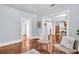 Bright living room with gleaming hardwood floors and an open floor plan for versatile living at 844 10Th S Ave, St Petersburg, FL 33701