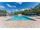 Swimming pool with lap lanes and clear blue water perfect for swimming and recreation at 9418 W Park Village Dr # 105, Tampa, FL 33626