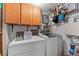 Laundry area featuring a washer and dryer for convenience at 9602 N Rome Ave, Tampa, FL 33612