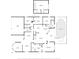 Detailed floorplan featuring the home's layout, including bedrooms, kitchen, living spaces, and screened-in pool area at 10751 Tavistock Dr, Tampa, FL 33626