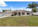 Charming single-story home featuring a well-maintained lawn, lush landscaping, and a spacious two-car garage at 13238 Asbury St, Spring Hill, FL 34609