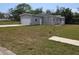 Charming single-story home featuring a garage, well-maintained lawn, and pleasant landscaping at 15591 Charmwood Dr, Hudson, FL 34667