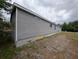 Home exterior with light gray siding, showcasing its clean design at 15591 Charmwood Dr, Hudson, FL 34667