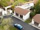 Overhead view of condo complex featuring well-maintained landscaping and private parking at 1881 N Hercules Ave # 1501, Clearwater, FL 33765