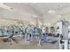 Community gym with state-of-the-art equipment, ceiling fans, and neutral paint at 19418 Butterwood Ln, Lutz, FL 33558