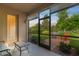 View from the lanai to the backyard at 19418 Butterwood Ln, Lutz, FL 33558
