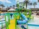 This community splash pad is an inviting spot with fun water features for children and families at 21284 Southern Charm Dr, Land O Lakes, FL 34637