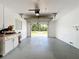 Garage with sealed floor and new overhead door at 21426 Quesada Ave, Port Charlotte, FL 33952