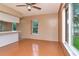 Spacious living room area with view to the kitchen at 2253 Norwegian Dr # 27, Clearwater, FL 33763