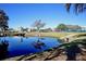 A still pond on a sunny day at 2253 Norwegian Dr # 27, Clearwater, FL 33763