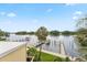 Scenic water view from the property featuring boat docks at 2424 W Tampa Bay Blvd # G204, Tampa, FL 33607